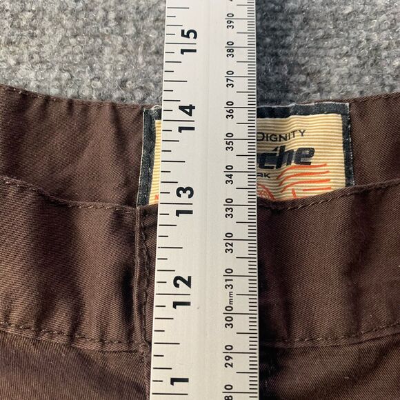 Ablanche Cargo Shorts Mens 38 Brown Y2K Baggy Fit Pockets 100% Cotton 12" Inseam - Picture 9 of 13